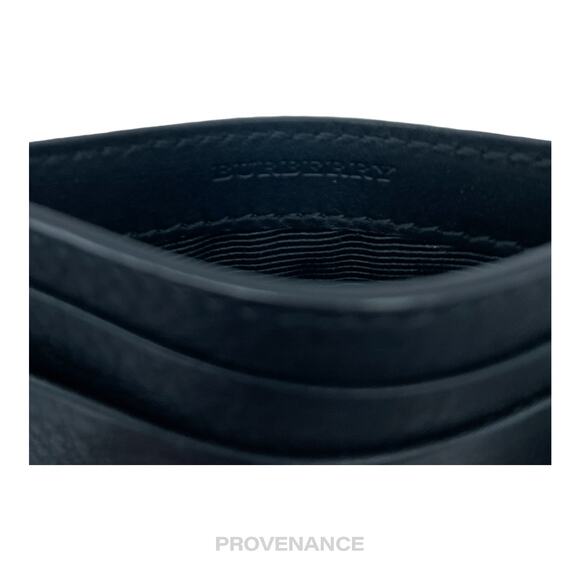 🔴 Burberry Studded Card Wallet - Black Leather - Picture 5 of 7